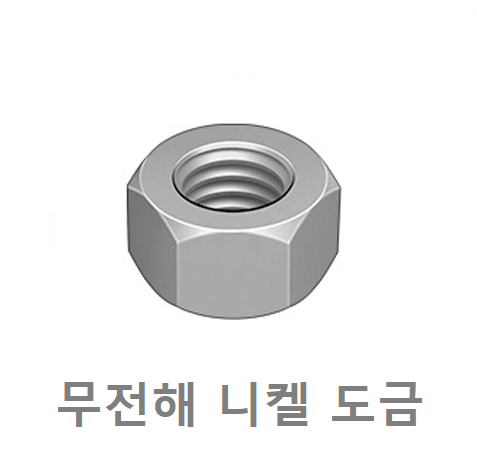 육각 너트 (무전해 도금)